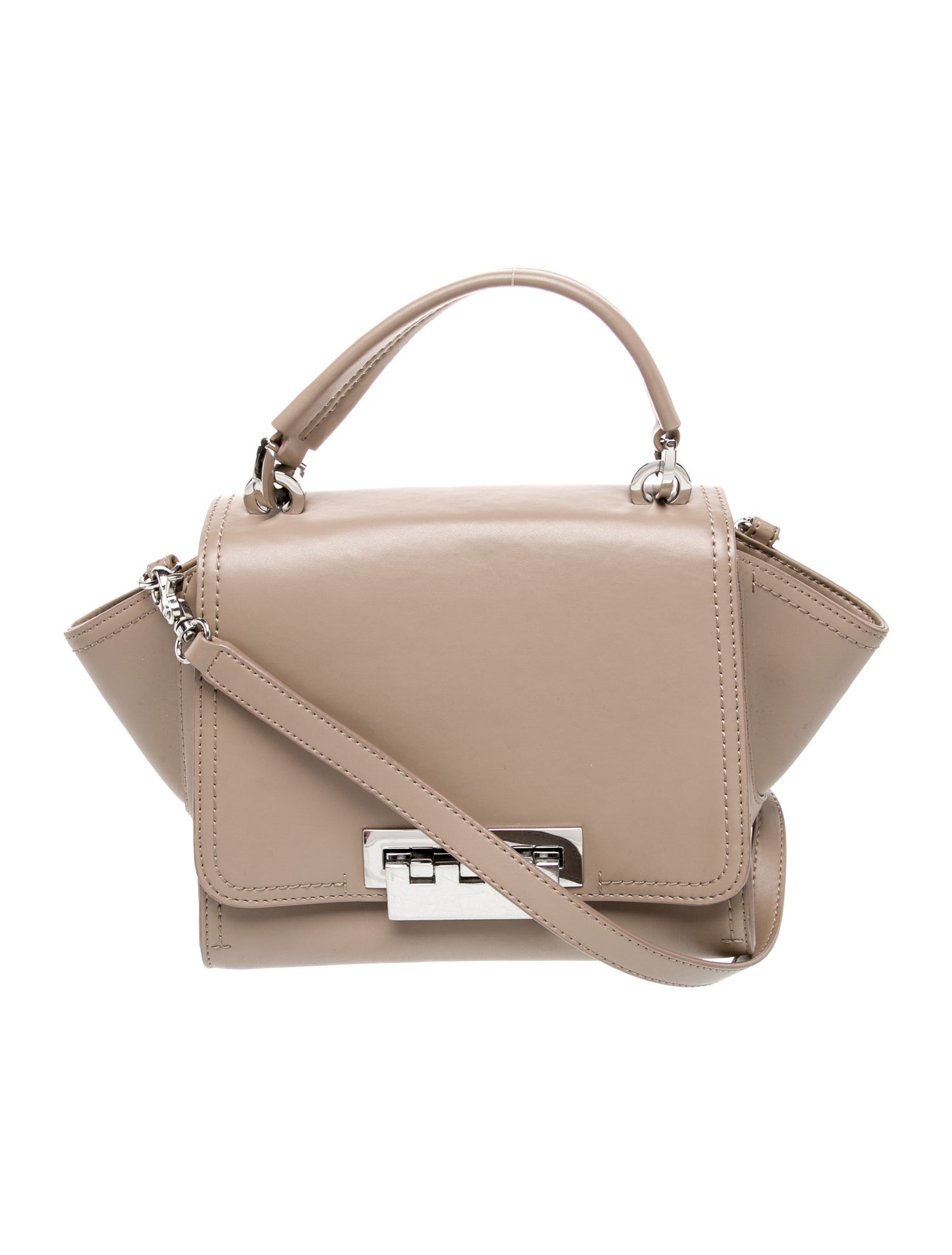 ZAC Zac Posen Leather Top Handle Bag
