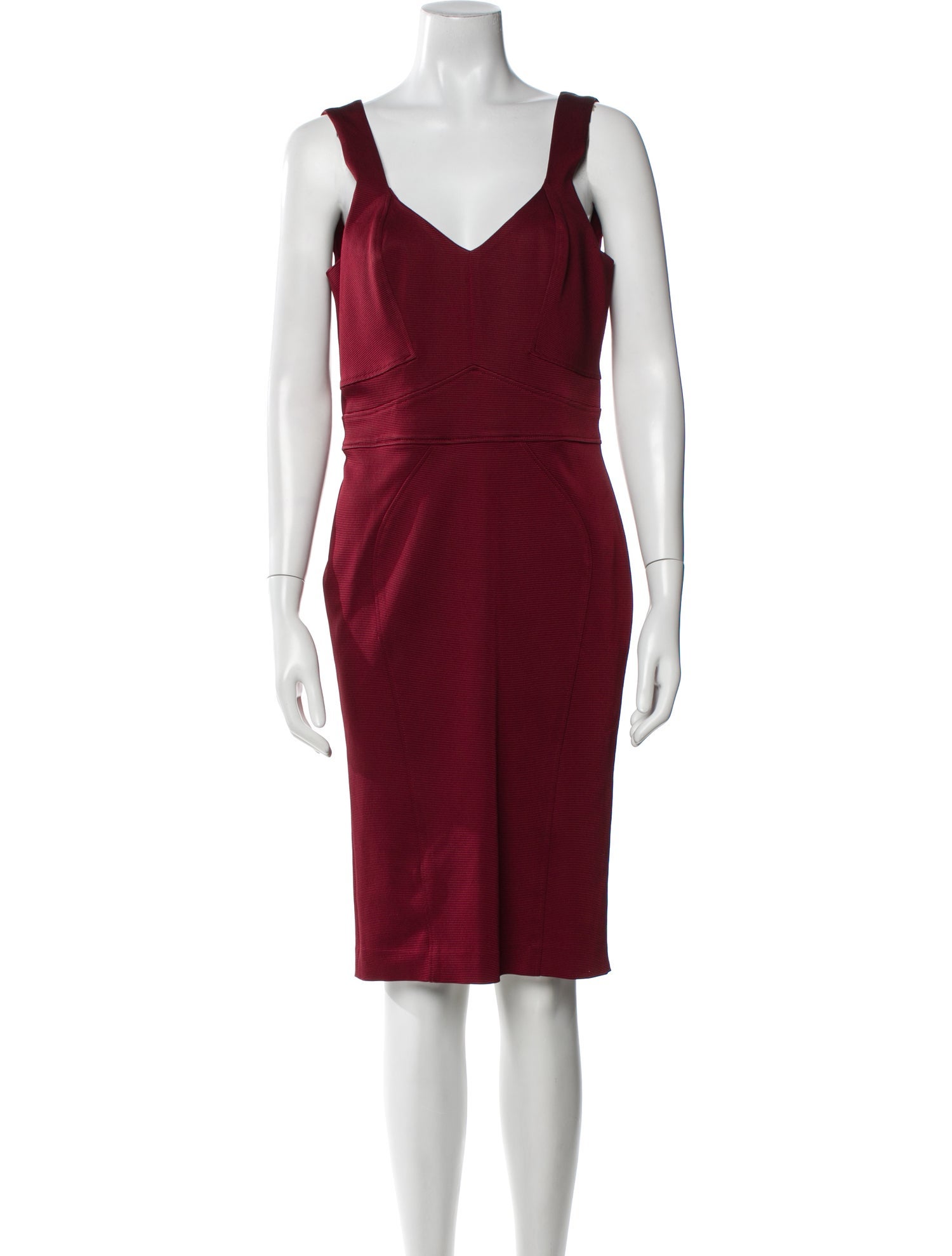 ZAC Zac Posen V-Neck Knee-Length Dress