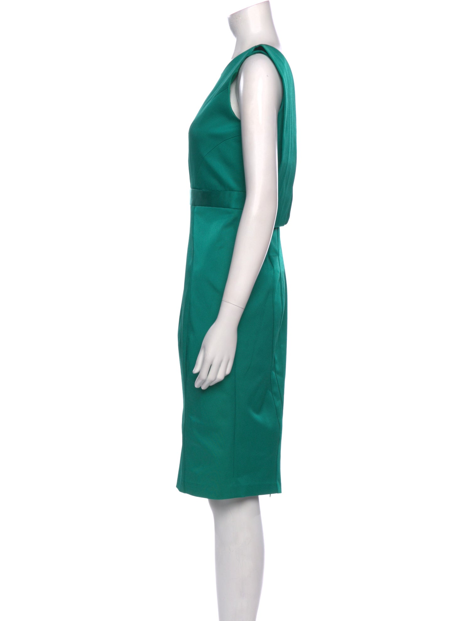ZAC Zac Posen Scoop Neck Knee-Length Dress