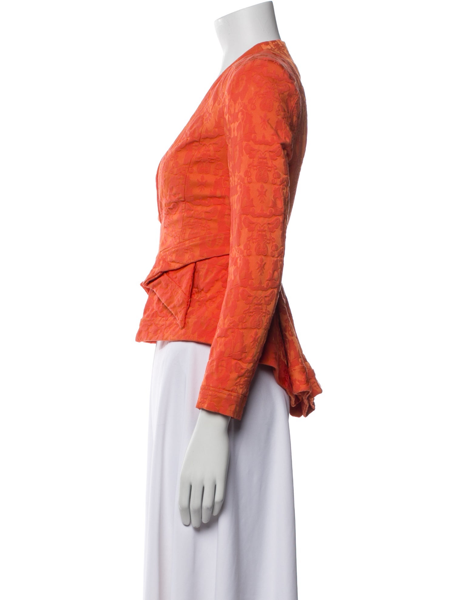 ZAC Zac Posen Floral Print Jacket