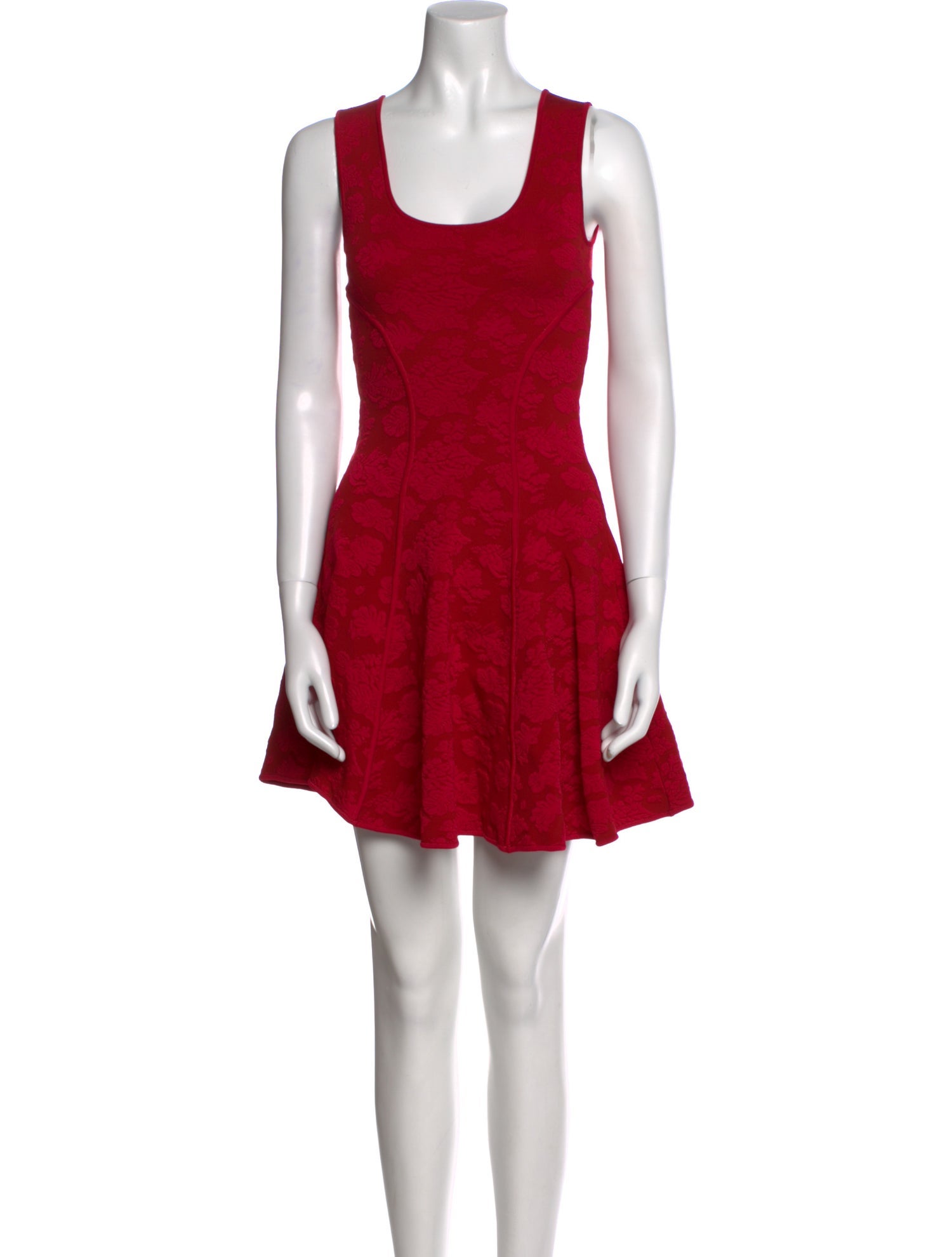 ZAC Zac Posen Scoop Neck Mini Dress