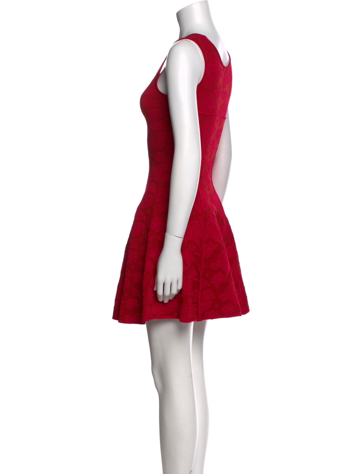 ZAC Zac Posen Scoop Neck Mini Dress