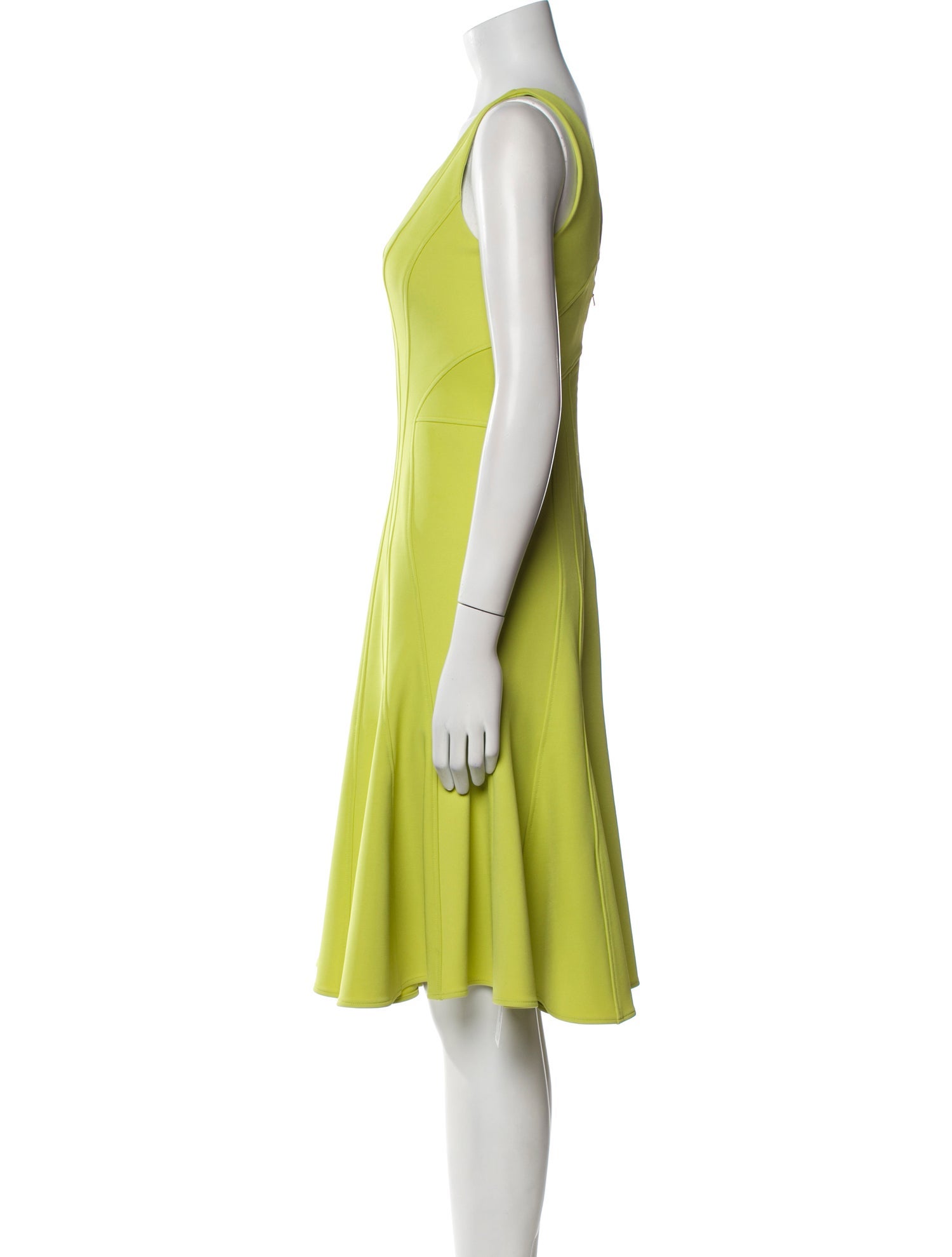 ZAC Zac Posen V-Neck Knee-Length Dress