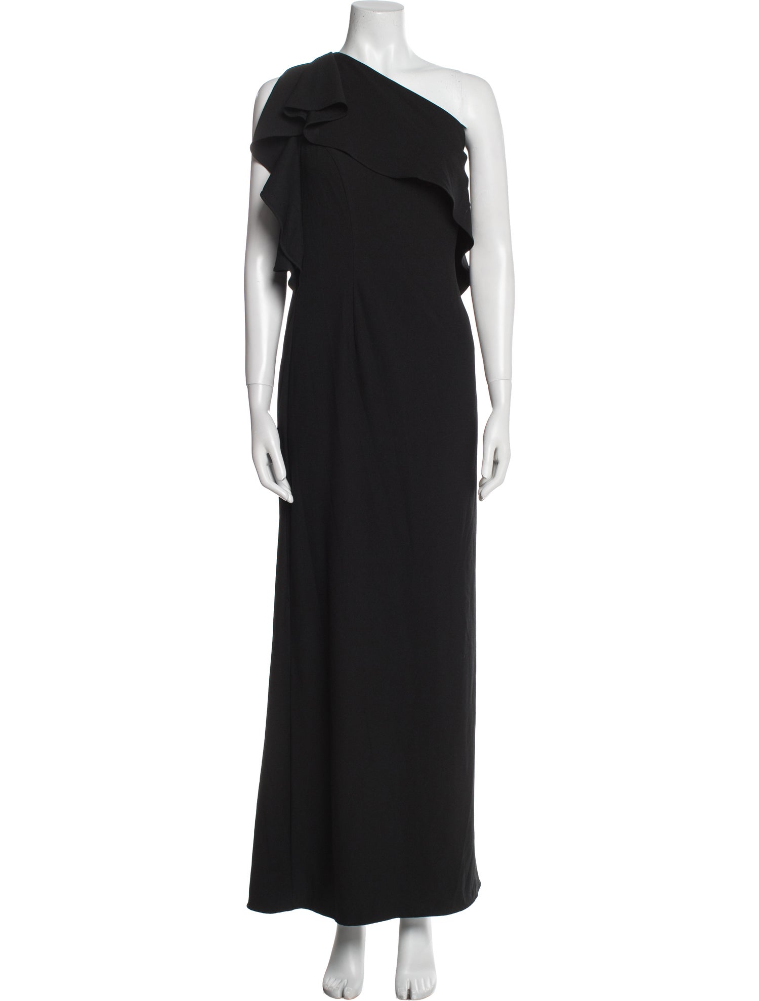 ZAC Zac Posen One-Shoulder Long Dress