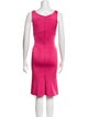 ZAC Zac Posen Square Neckline Knee-Length Dress