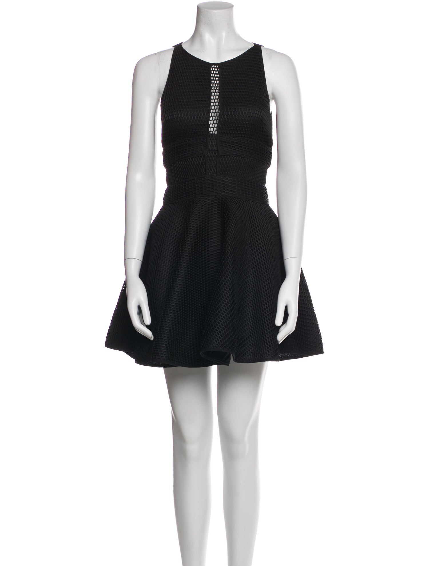 ZAC Zac Posen Scoop Neck Mini Dress