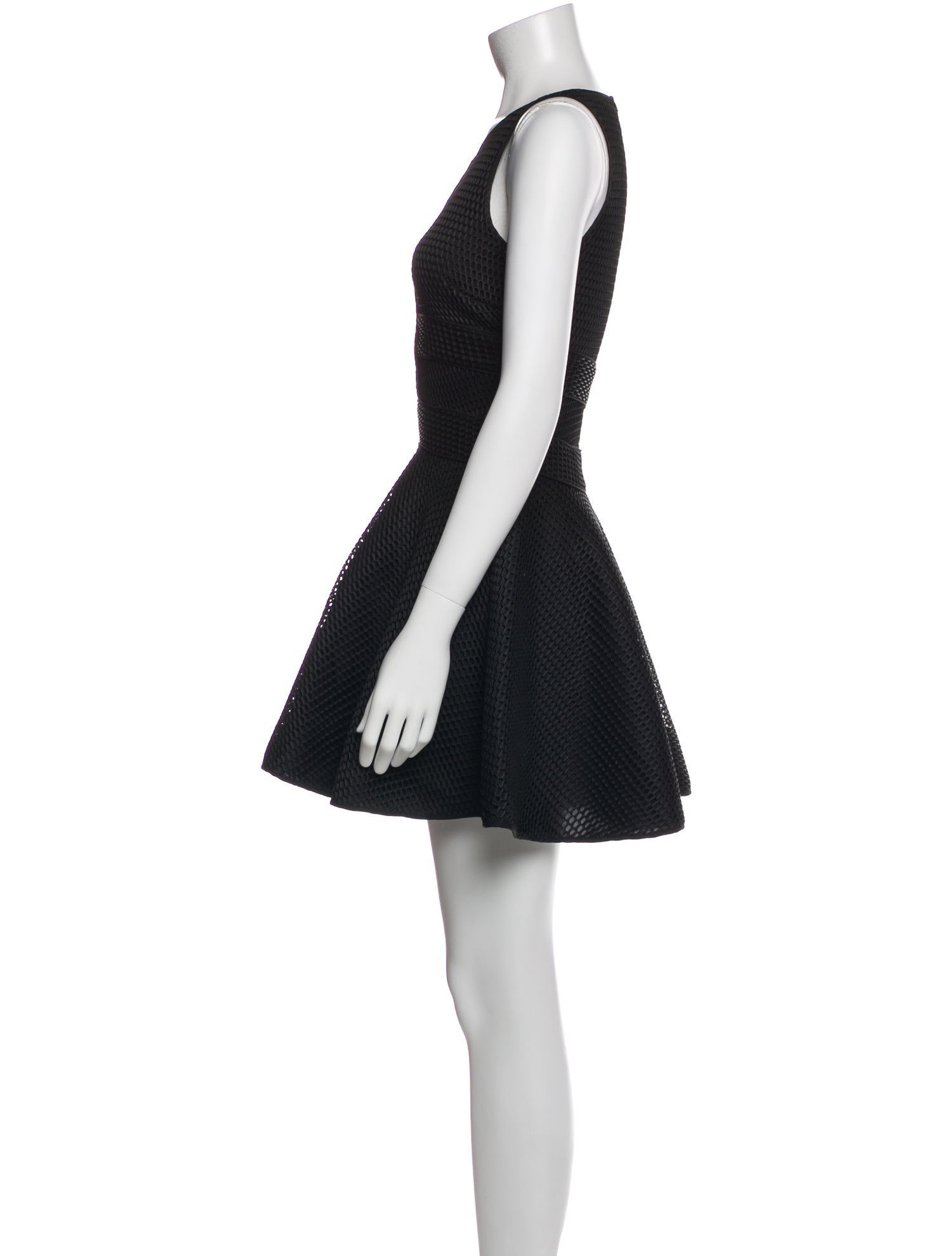 ZAC Zac Posen Scoop Neck Mini Dress