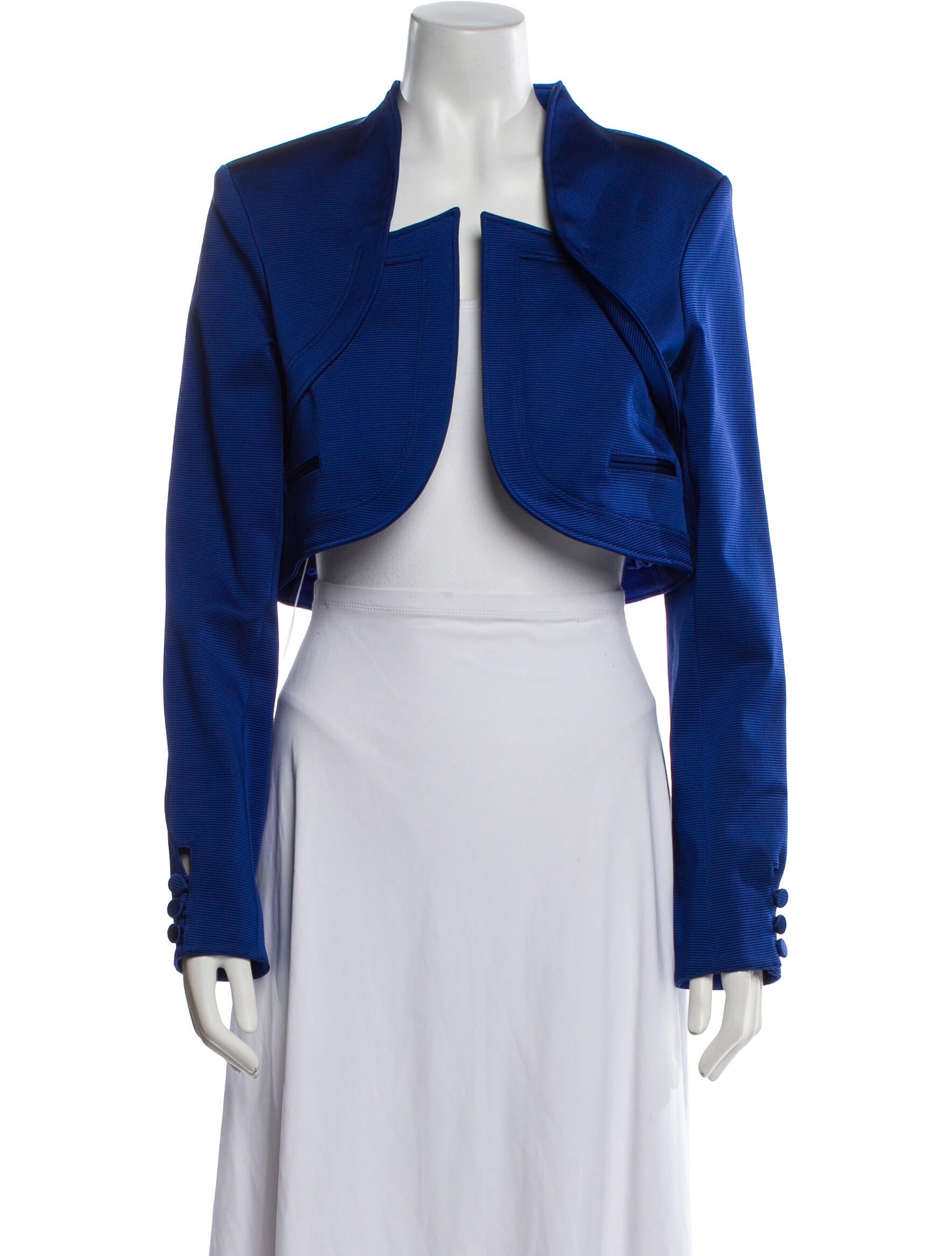 ZAC Zac Posen Striped Evening Jacket