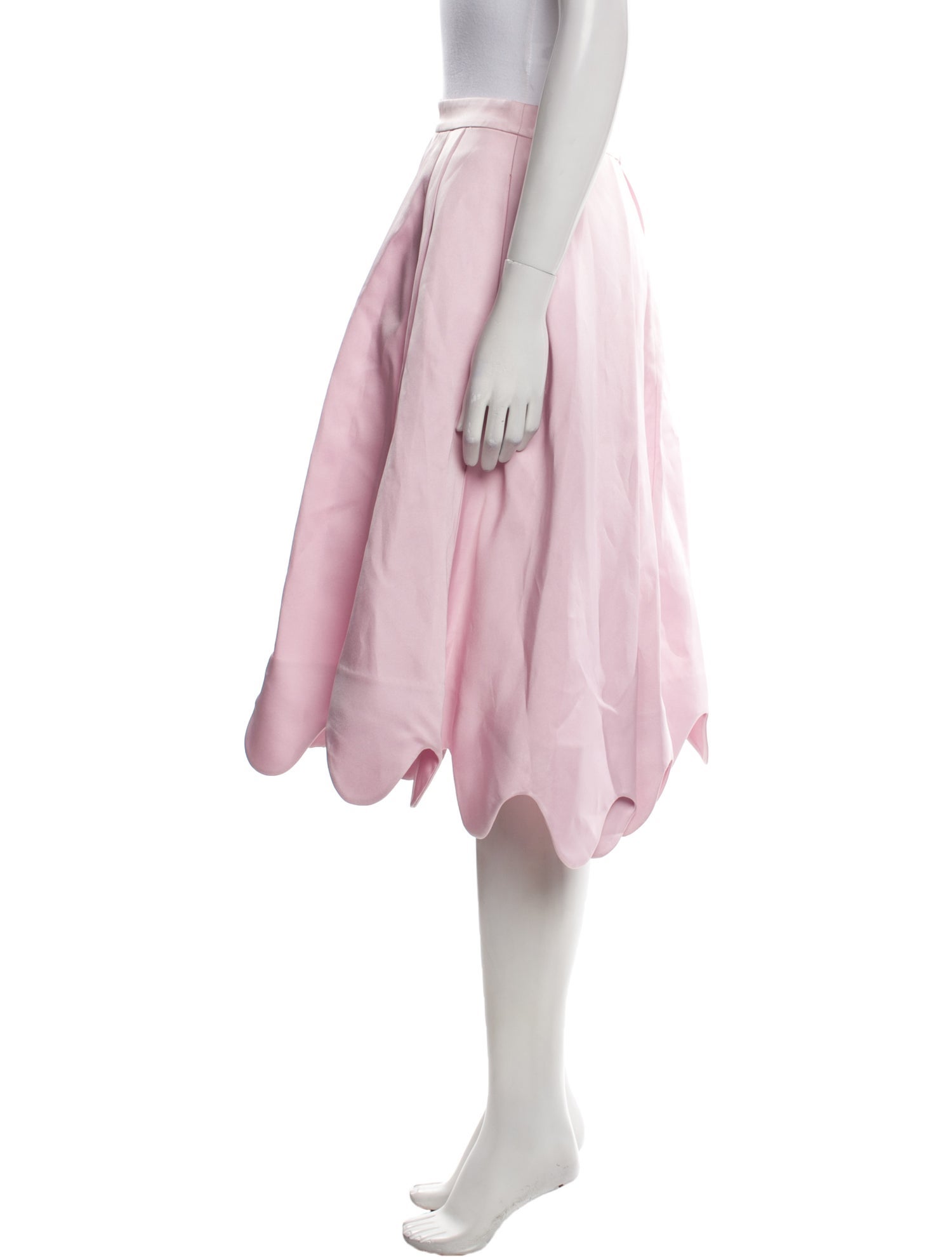 ZAC Zac Posen Pleated Accents Knee-Length Skirt