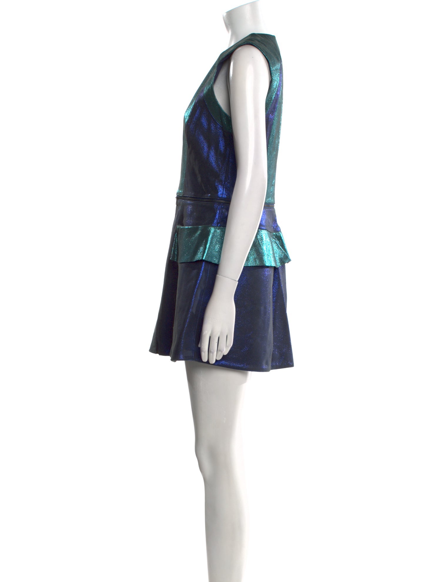 ZAC Zac Posen Crew Neck Mini Dress