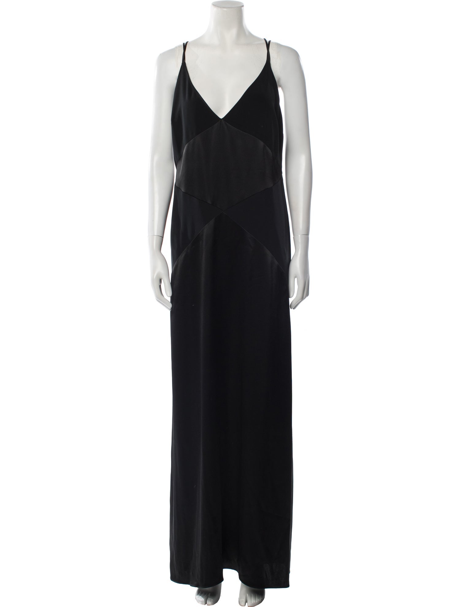 ZAC Zac Posen V-Neck Long Dress