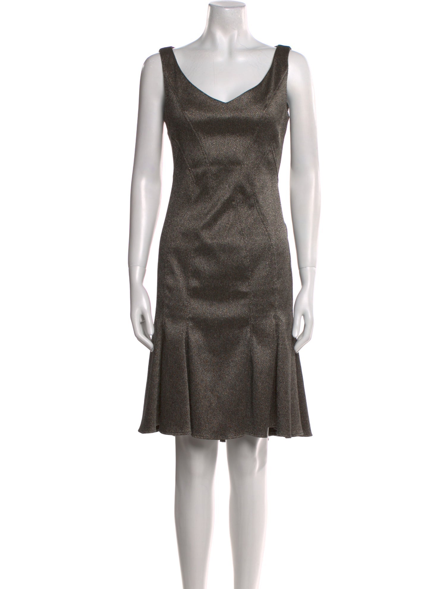 ZAC Zac Posen V-Neck Knee-Length Dress