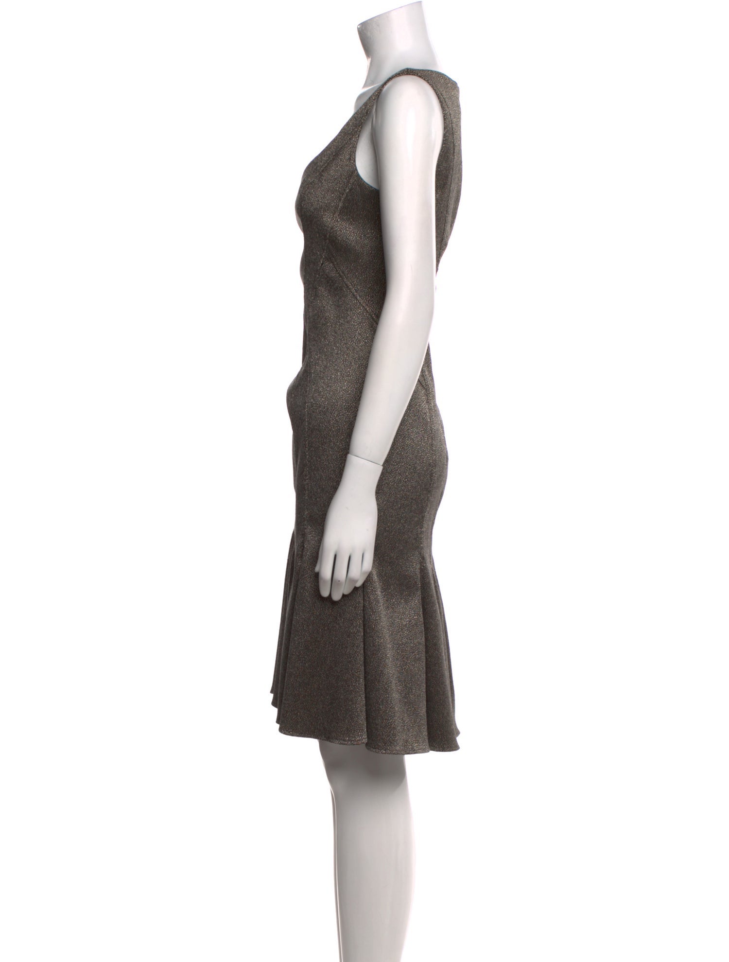 ZAC Zac Posen V-Neck Knee-Length Dress