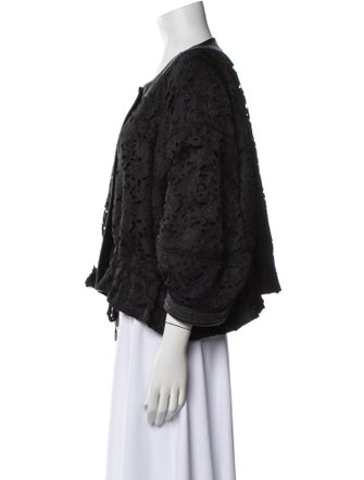 ZAC Zac Posen Faux Fur Jacket