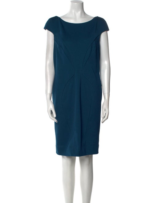 ZAC Zac Posen Bateau Neckline Mini Dress
