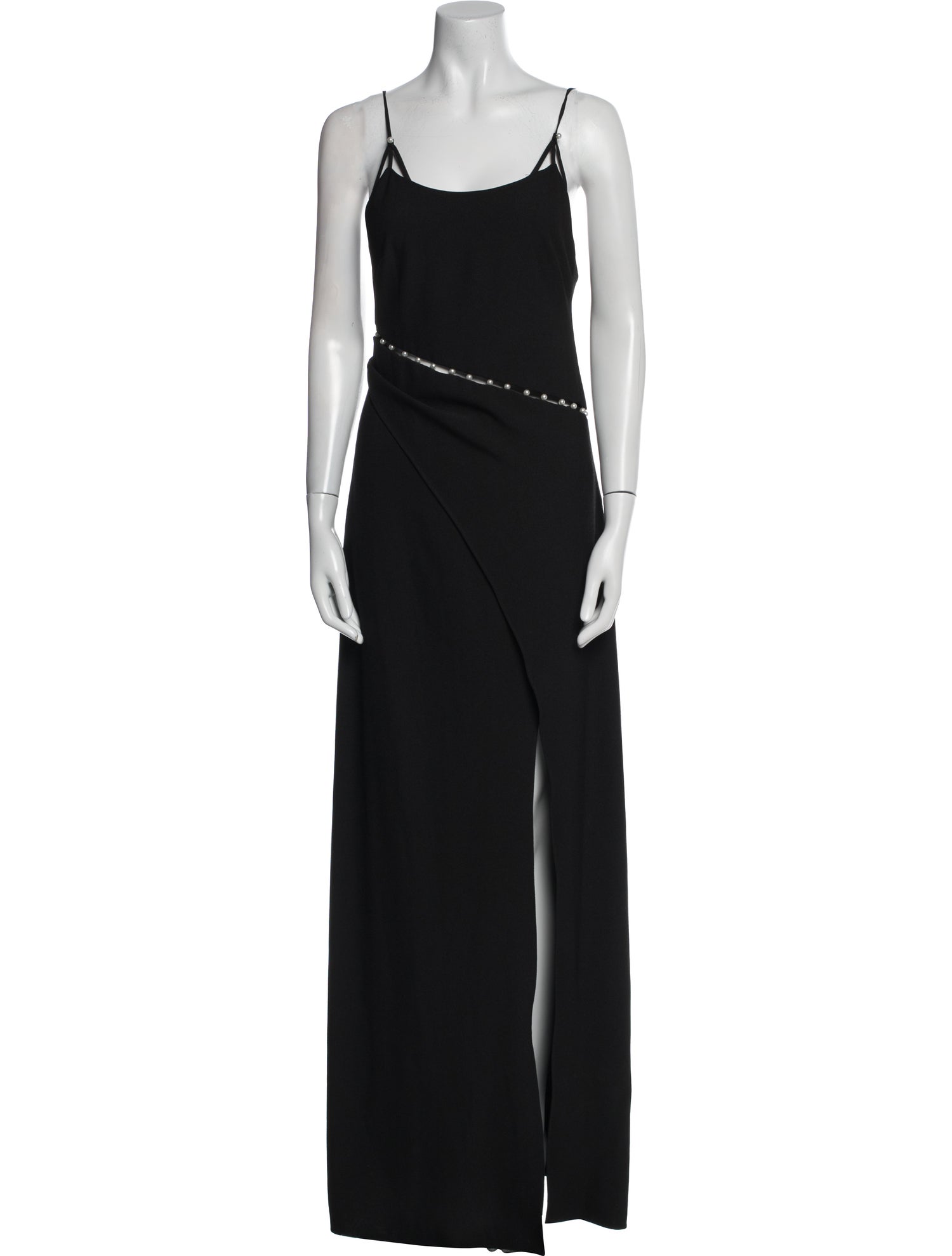 ZAC Zac Posen Scoop Neck Long Dress