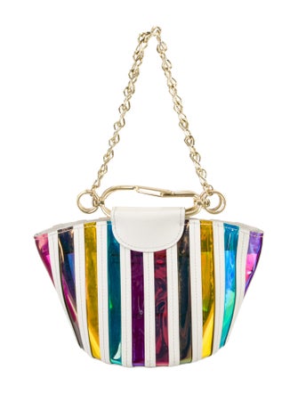 ZAC Zac Posen PVC Top Handle Bag