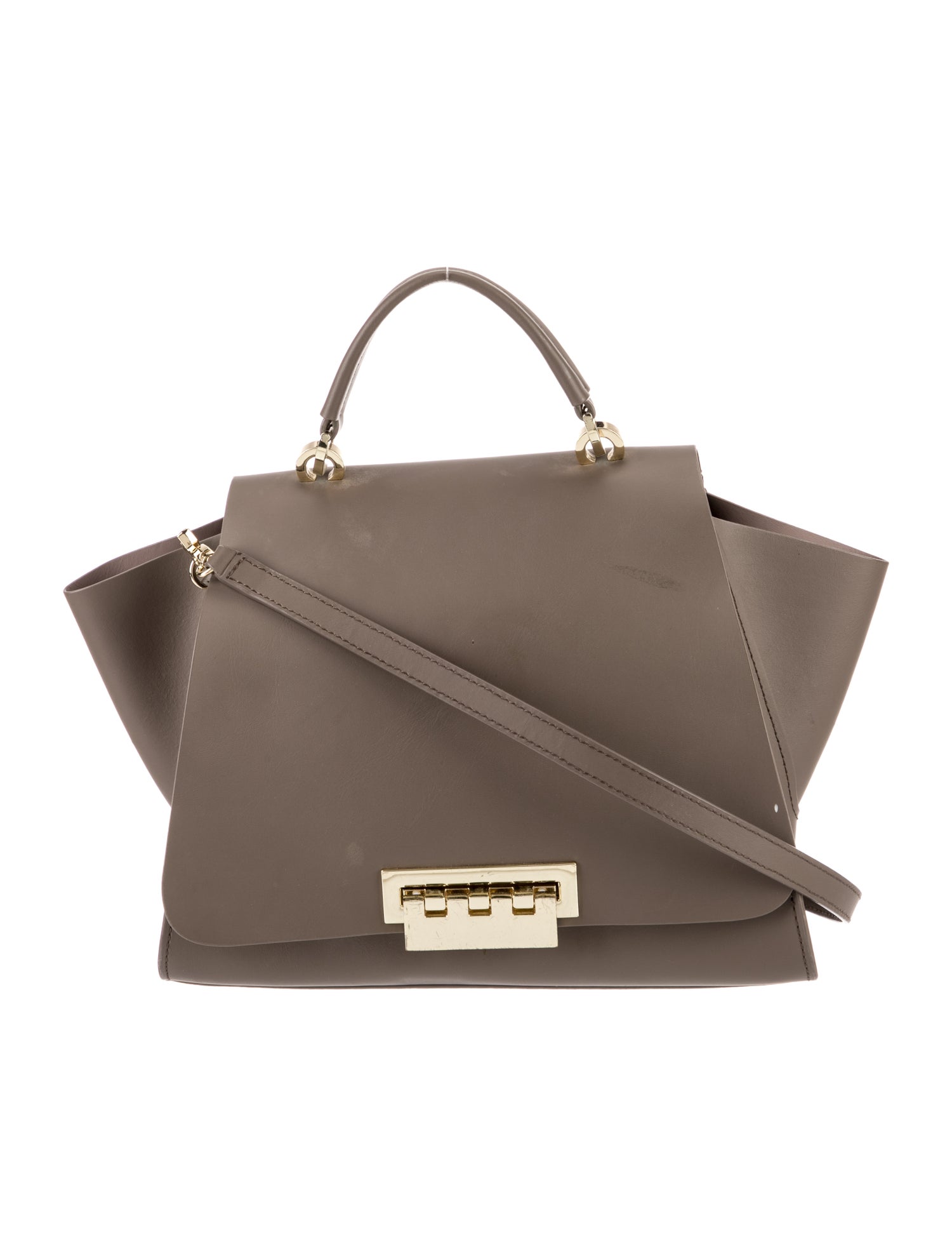 ZAC Zac Posen Leather Top Handle Bag