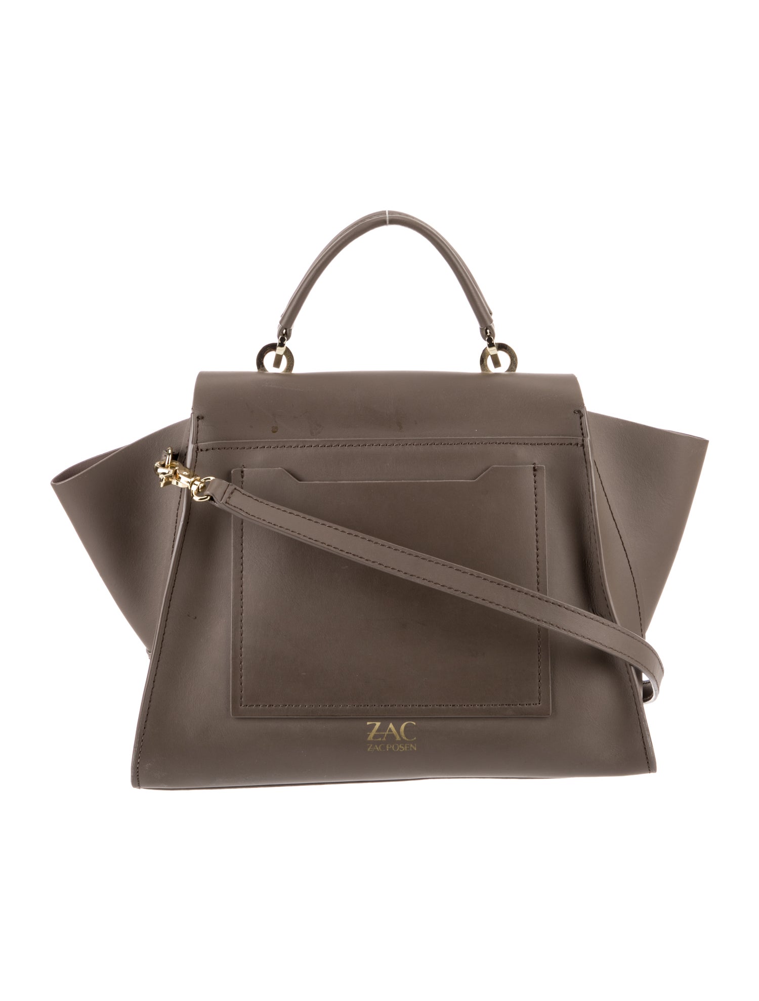 ZAC Zac Posen Leather Top Handle Bag