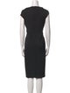 ZAC Zac Posen V-Neck Midi Length Dress