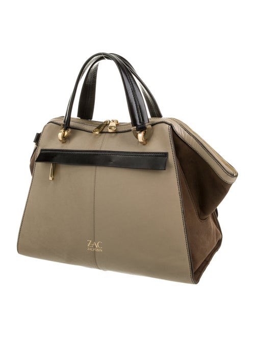 ZAC Zac Posen Leather Top Handle Bag