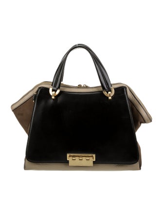 ZAC Zac Posen Leather Top Handle Bag