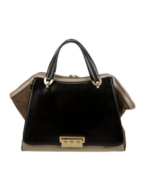 ZAC Zac Posen Leather Top Handle Bag