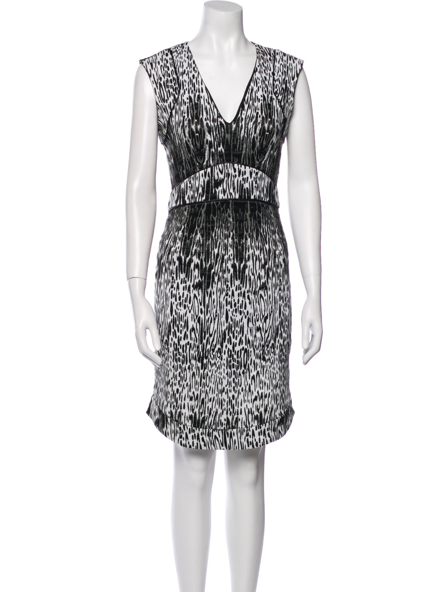 ZAC Zac Posen Printed Knee-Length Dress