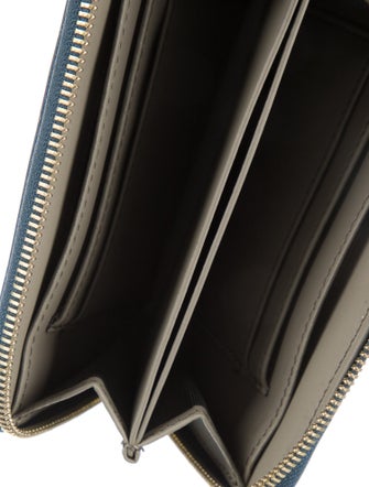 ZAC Zac Posen Leather Printed Continental Wallet