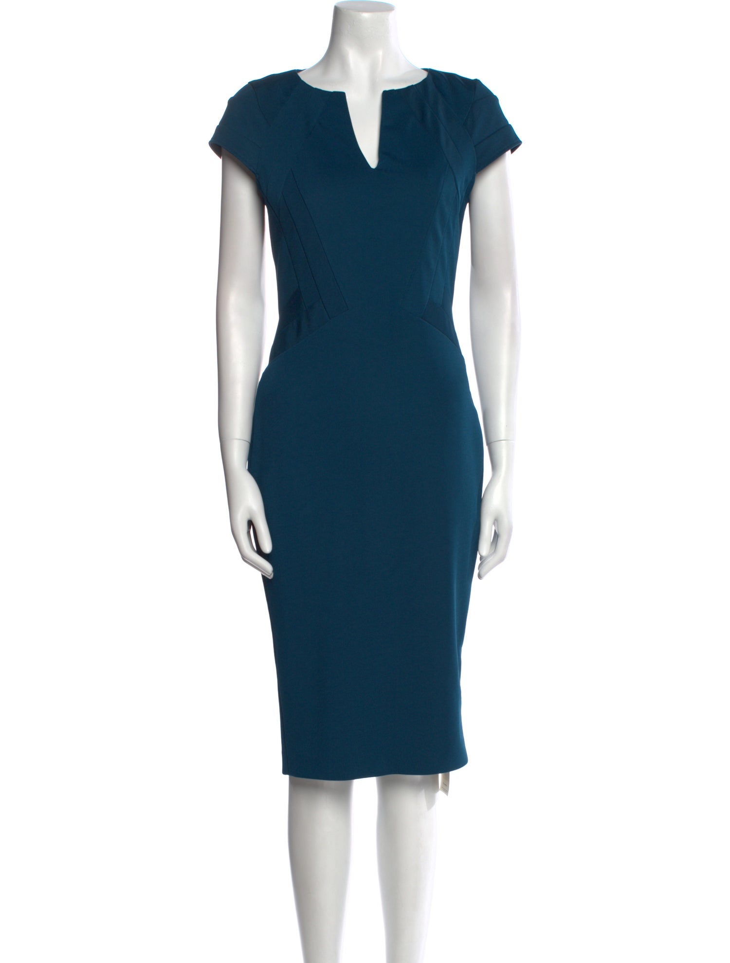ZAC Zac Posen V-Neck Knee-Length Dress