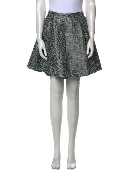 ZAC Zac Posen Pleated Accents Mini Skirt