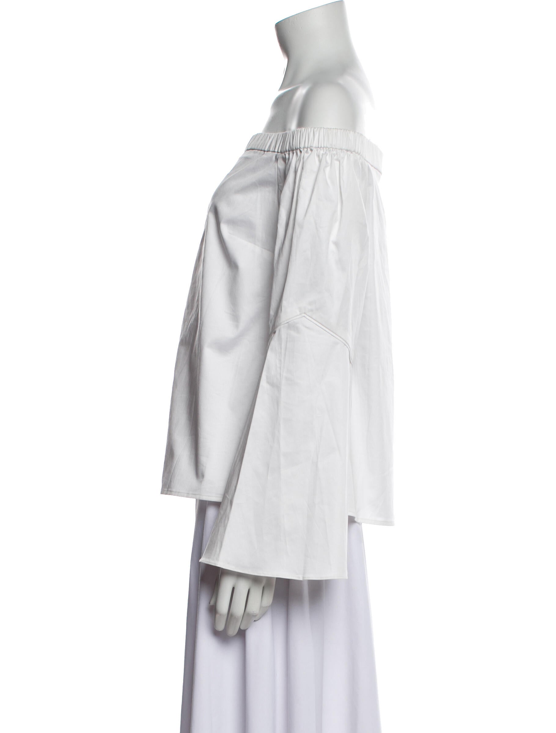 ZAC Zac Posen Off-The-Shoulder Long Sleeve Blouse w/ Tags