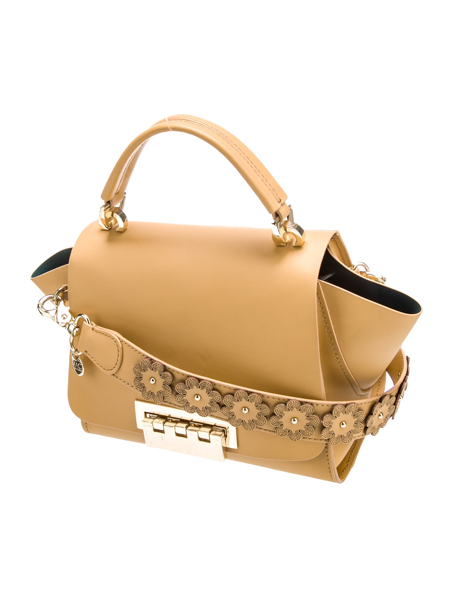 ZAC Zac Posen Leather Top Handle Bag