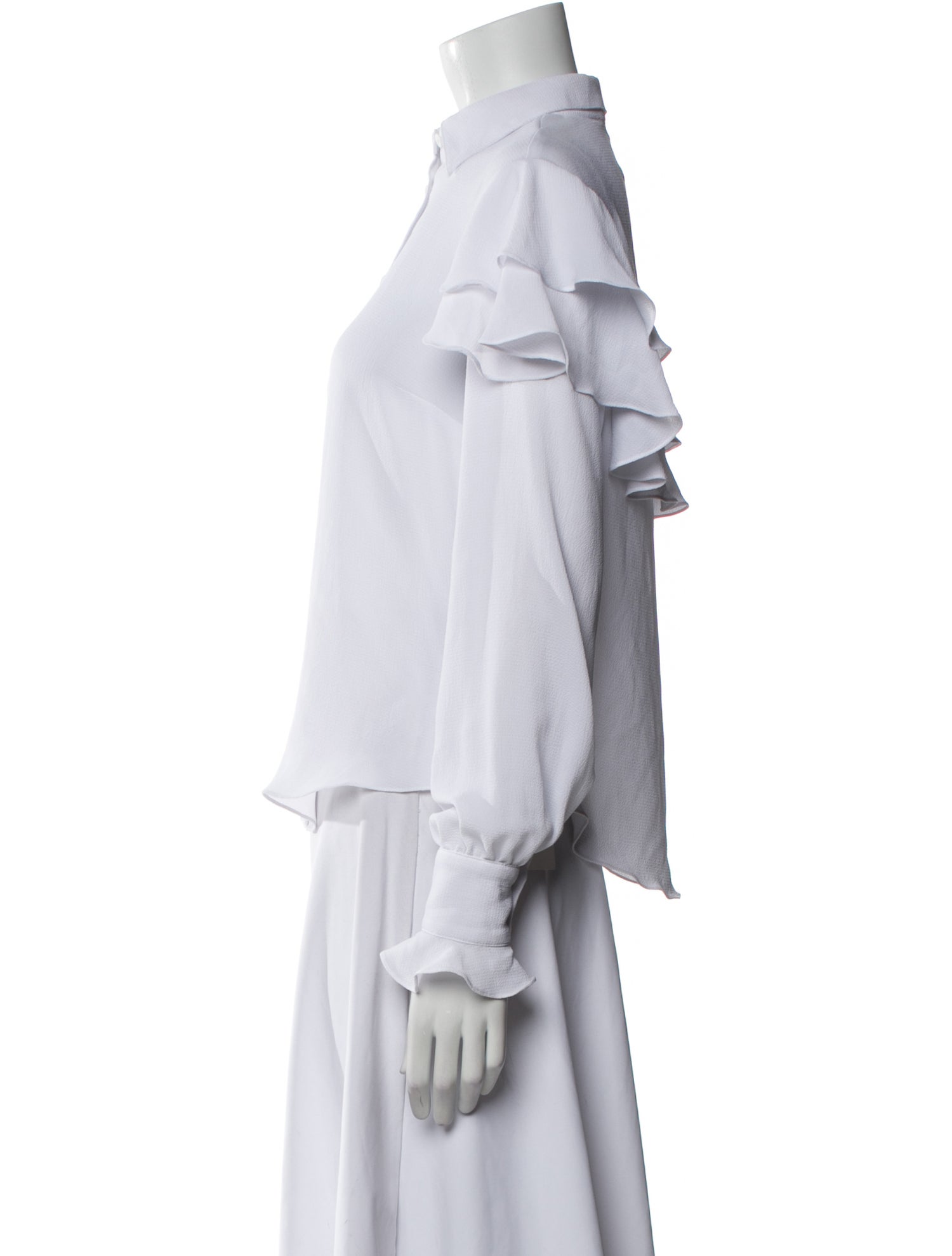 ZAC Zac Posen Long Sleeve Button-Up Top w/ Tags