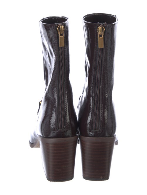 ZAC Zac Posen Patent Leather Western Boots