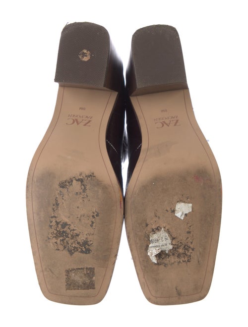 ZAC Zac Posen Patent Leather Western Boots