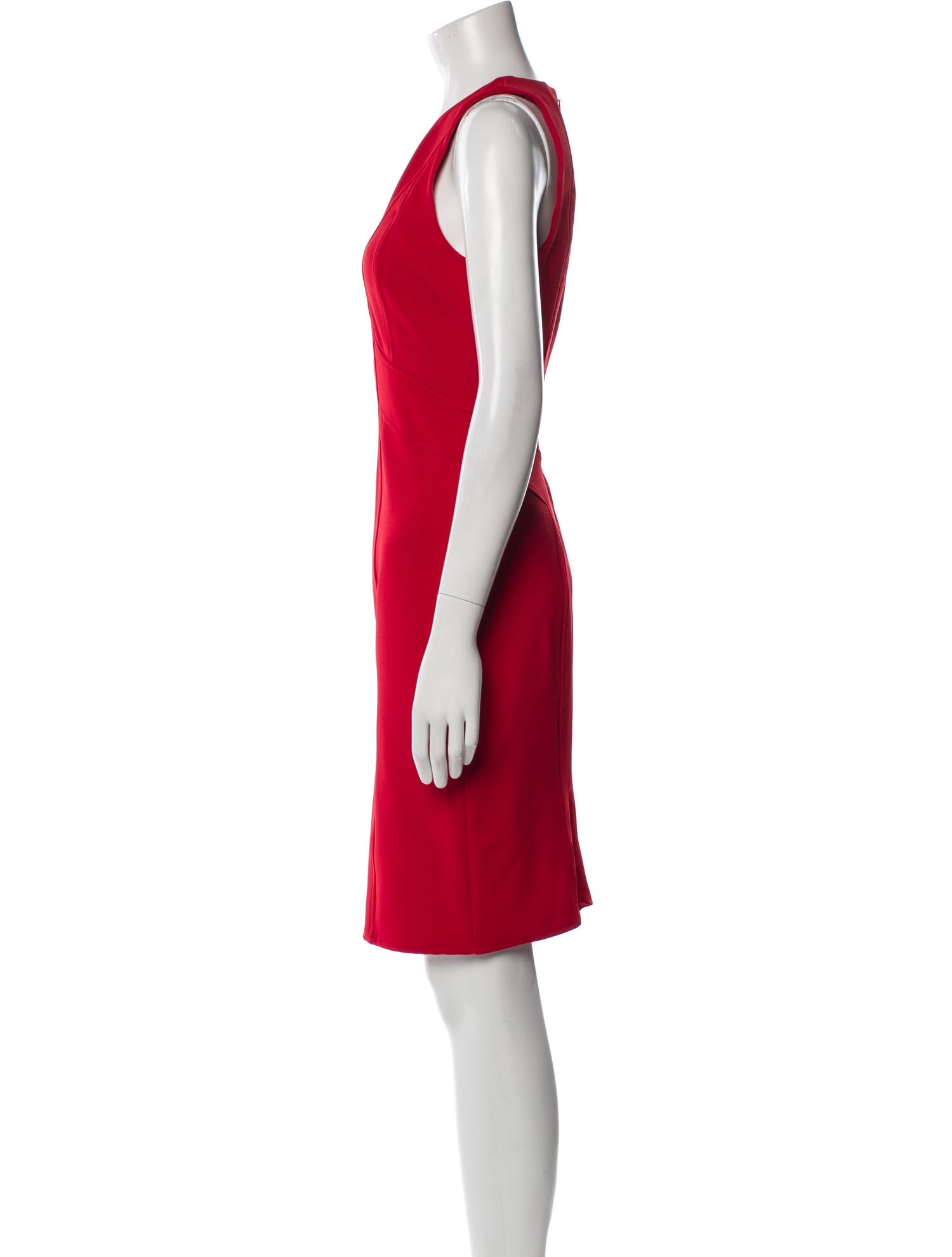 ZAC Zac Posen V-Neck Knee-Length Dress