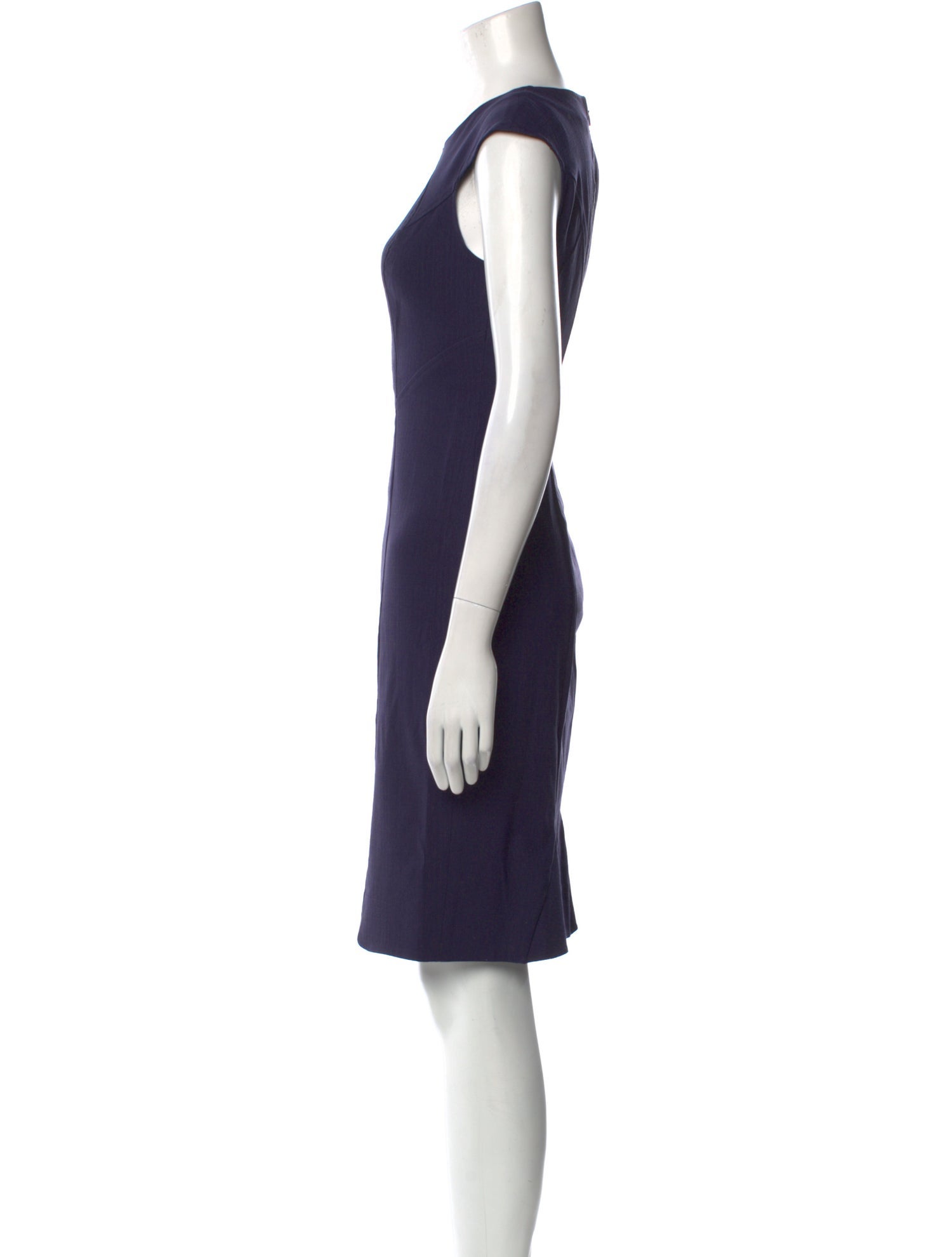 ZAC Zac Posen Crew Neck Knee-Length Dress