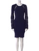 ZAC Zac Posen Crew Neck Mini Dress