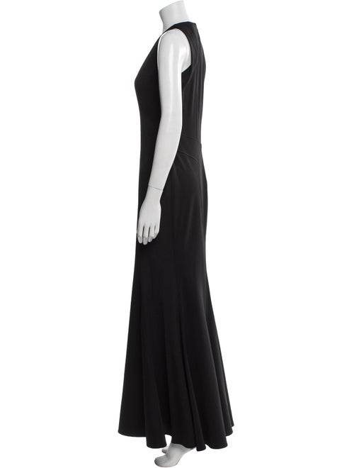 ZAC Zac Posen V-Neck Long Dress