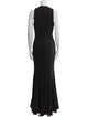 ZAC Zac Posen V-Neck Long Dress