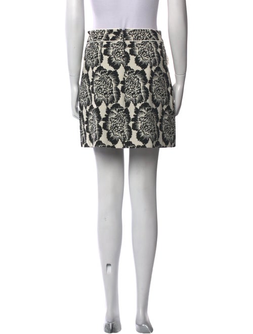 ZAC Zac Posen Floral Print Mini Skirt