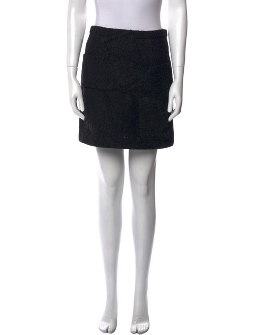 ZAC Zac Posen Pleated Accents Mini Skirt