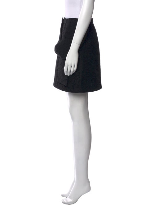 ZAC Zac Posen Pleated Accents Mini Skirt