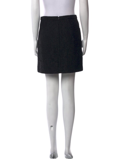 ZAC Zac Posen Pleated Accents Mini Skirt