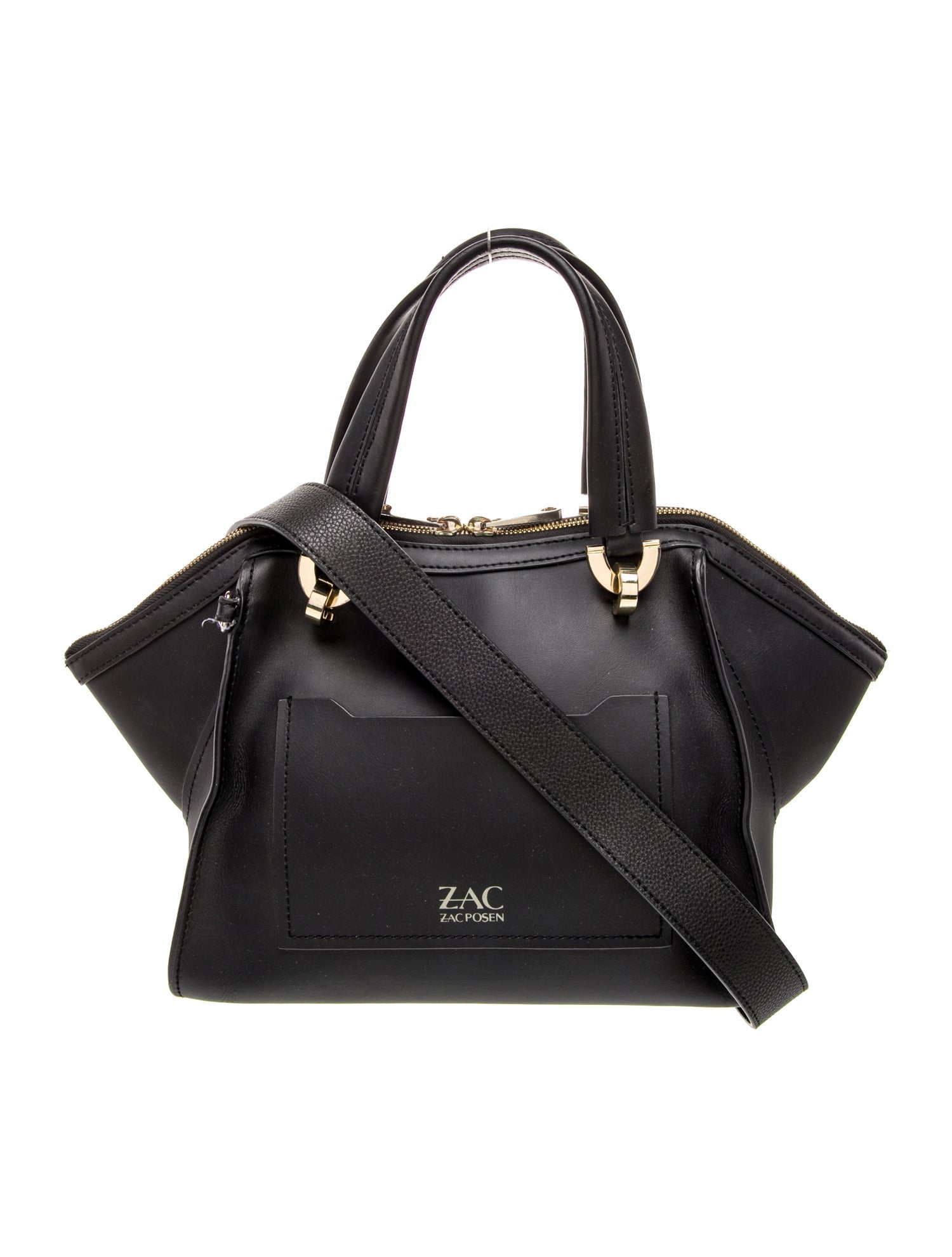 ZAC Zac Posen Leather Top Handle Bag