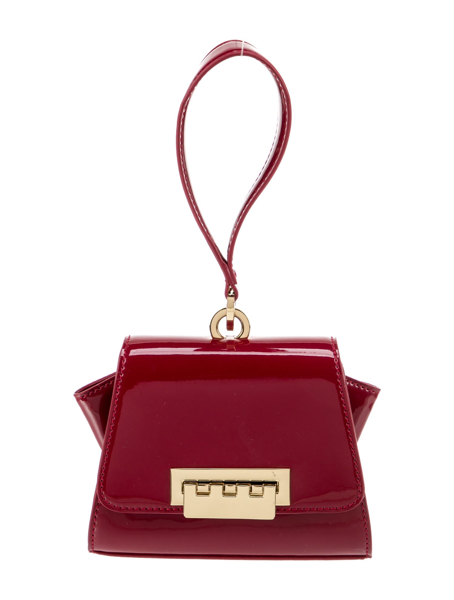 ZAC Zac Posen Patent Leather Top Handle Bag