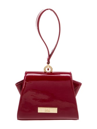 ZAC Zac Posen Patent Leather Top Handle Bag