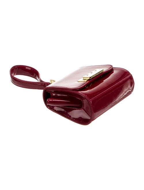 ZAC Zac Posen Patent Leather Top Handle Bag