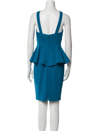 ZAC Zac Posen Halterneck Knee-Length Dress